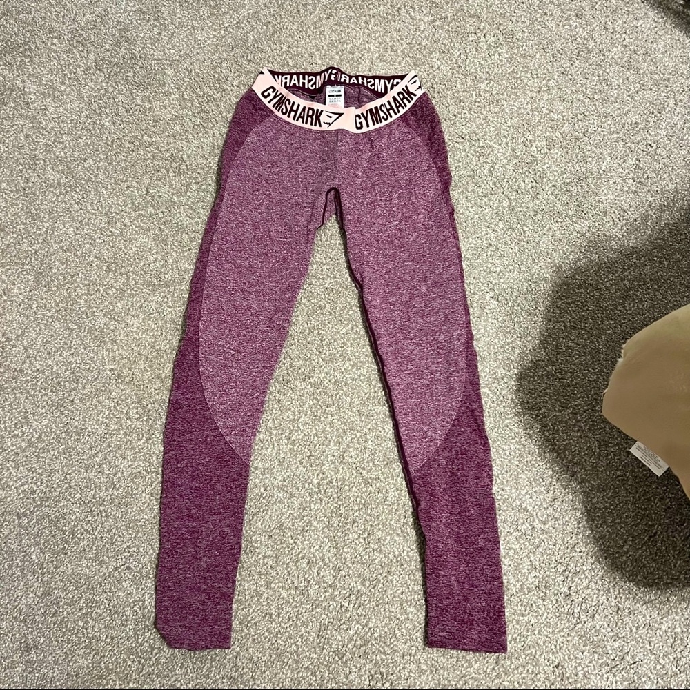 Gymshark Medium Low Rise Flex Leggings - Magenta-ish